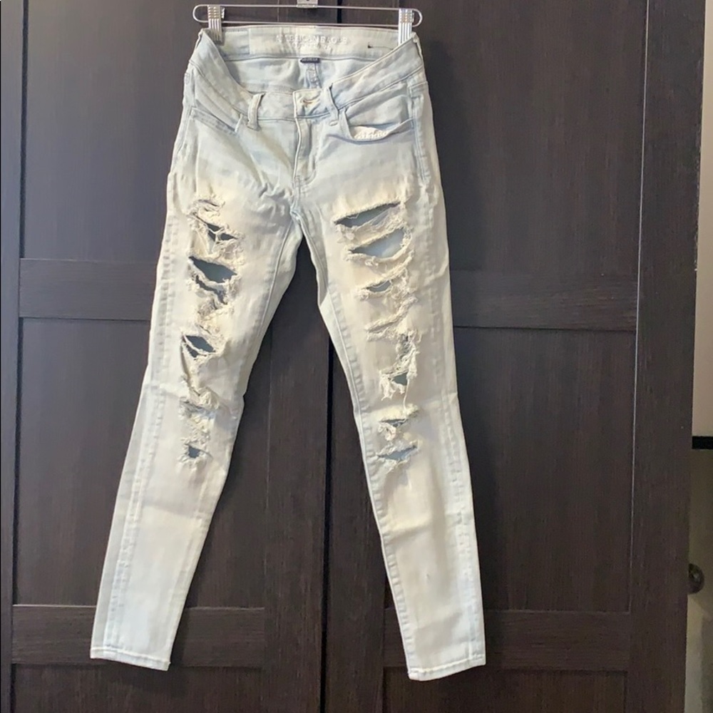 American Eagle Super Low Rise Jegging Size 2Short